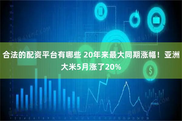 合法的配资平台有哪些 20年来最大同期涨幅！亚洲大米5月涨了20%